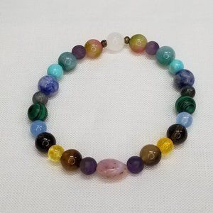 Scorpio Zodiac Bracelet! Healing Stones! Chakra & Reiki Friendly!